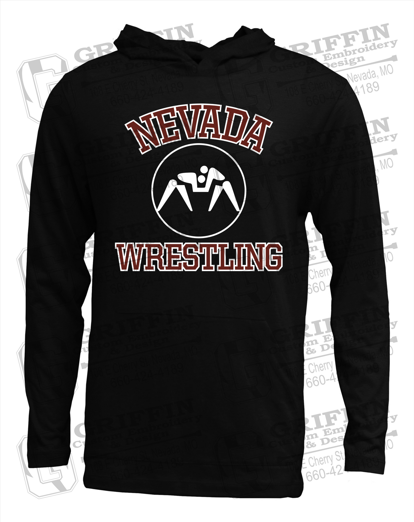 Nevada Tigers 24-J T-Shirt Hoodie - Wrestling