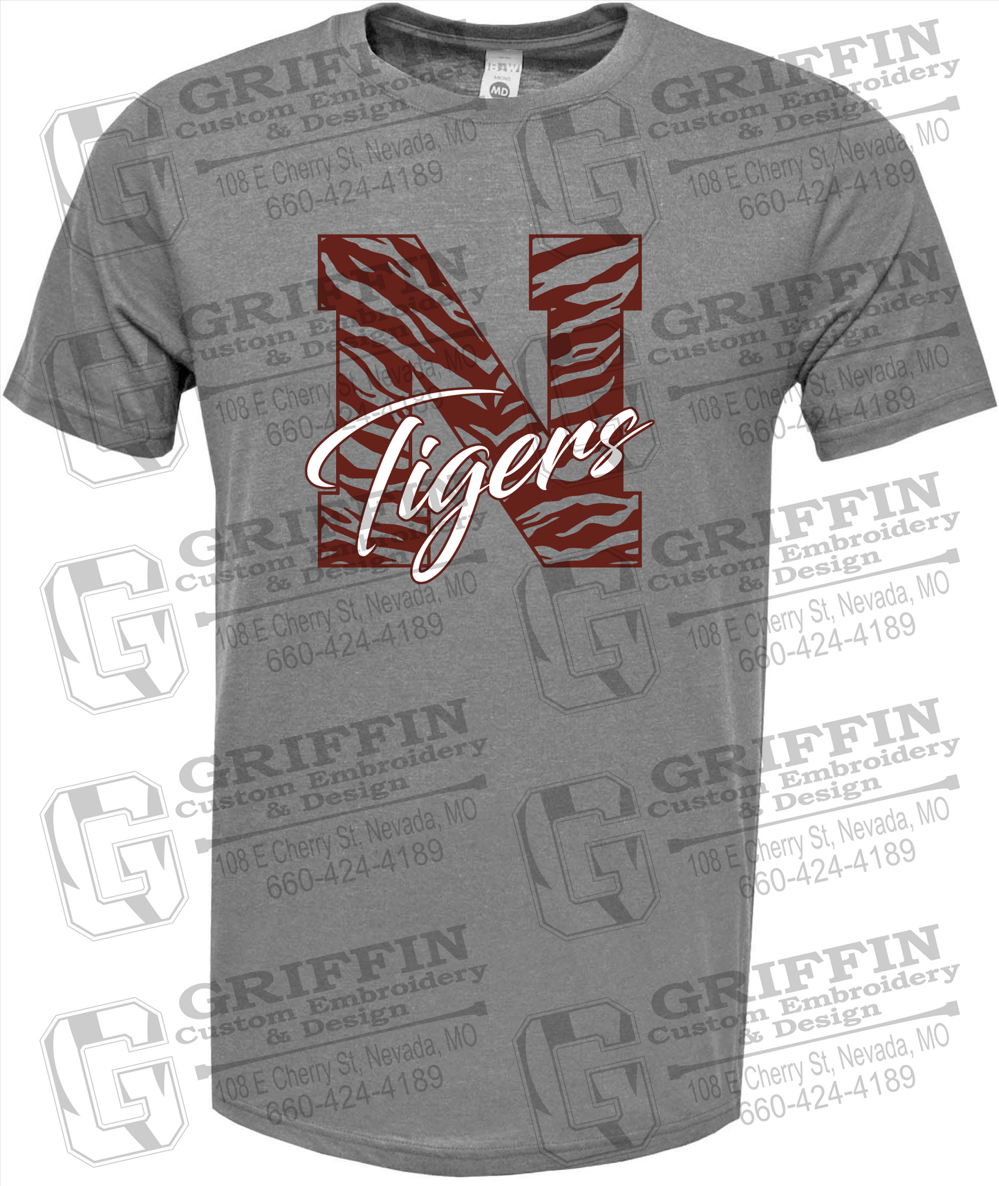 Nevada Tigers 24-K Short Sleeve T-Shirt