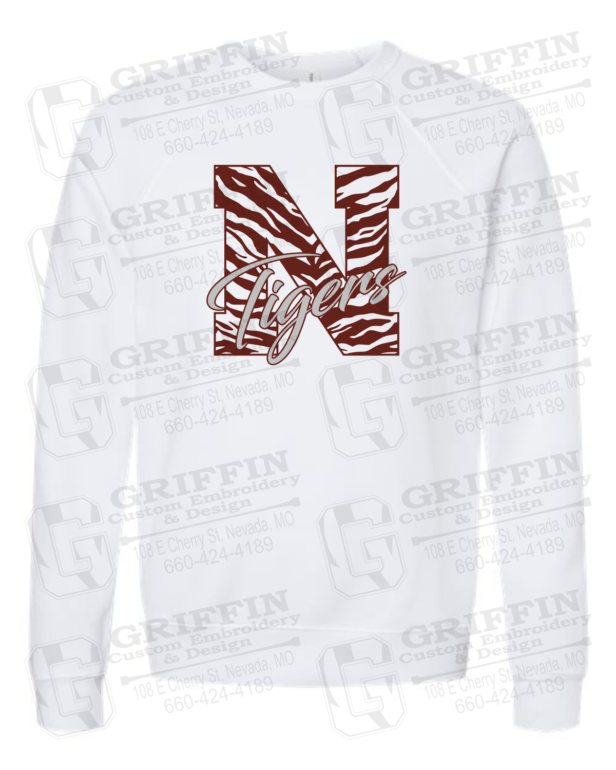 Sponge Fleece Sweatshirt - Nevada Tigers 24-K