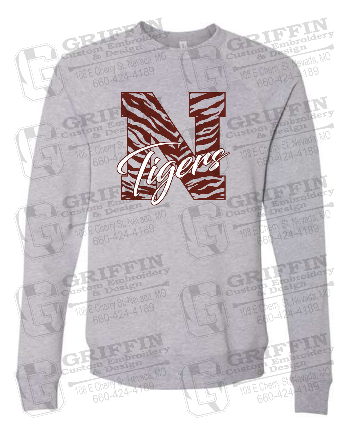 Sponge Fleece Sweatshirt - Nevada Tigers 24-K