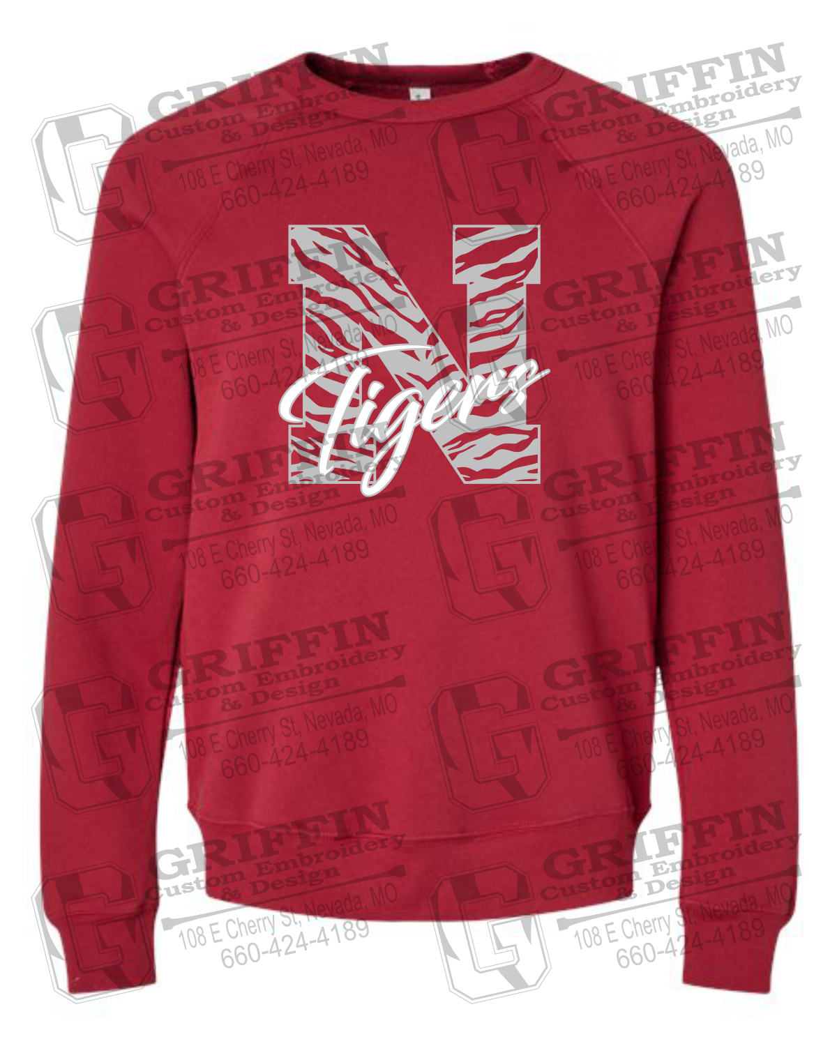 Sponge Fleece Sweatshirt - Nevada Tigers 24-K