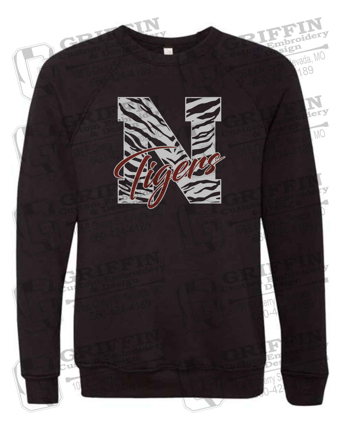 Sponge Fleece Sweatshirt - Nevada Tigers 24-K