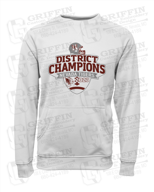 Nevada Tigers 24-L Youth Sweatshirt - Football 2023 District Champions