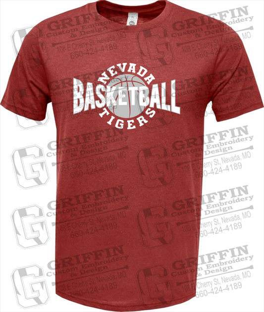Nevada Tigers 24-M Short Sleeve T-Shirt - Basketball