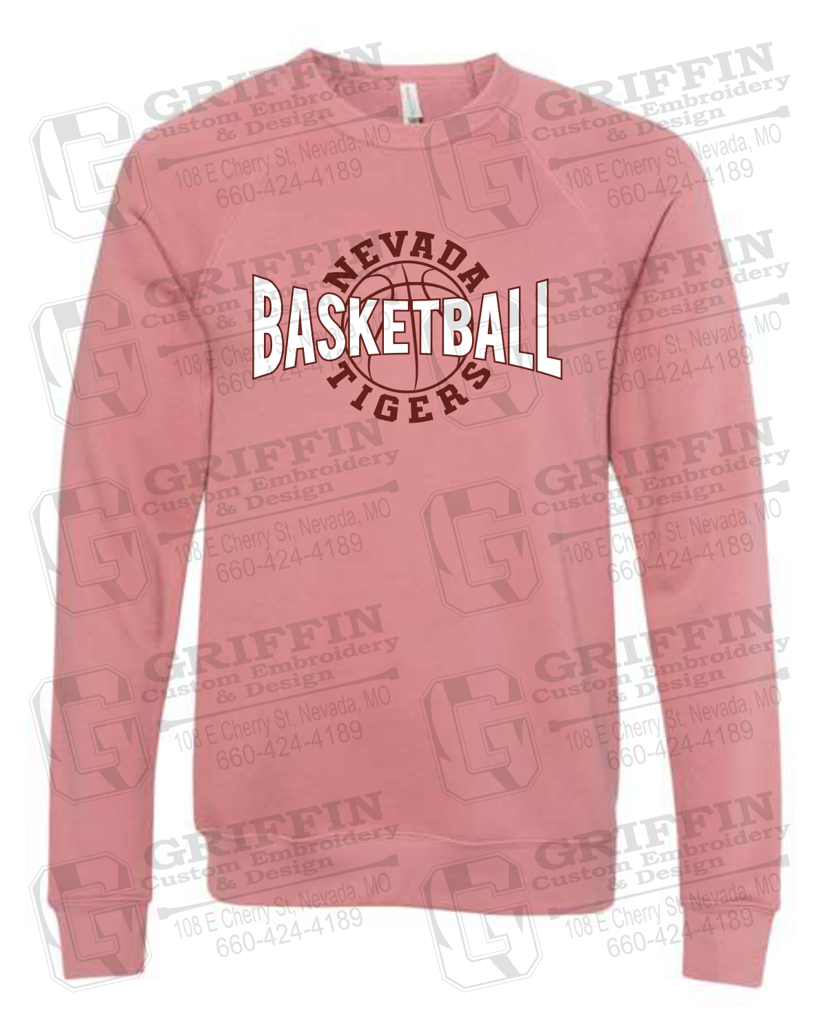 Sponge Fleece Sweatshirt - Basketball - Nevada Tigers 24-M