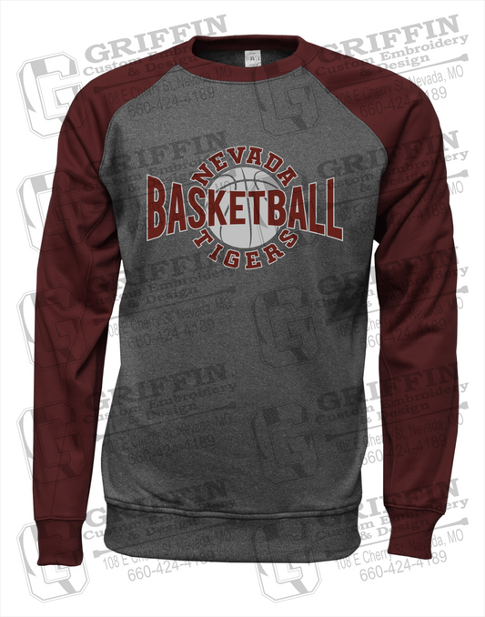 Nevada Tigers 24-M Raglan Sweatshirt - Basketball