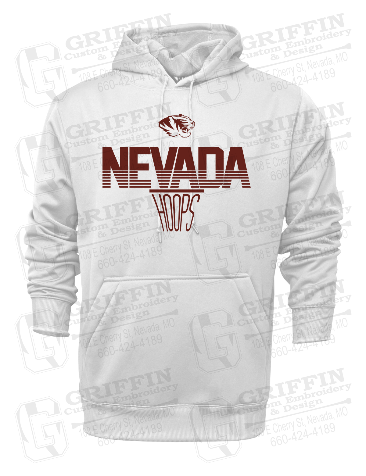 Performance Fleece Hoodie - Basketball - Nevada Tigers 24-N