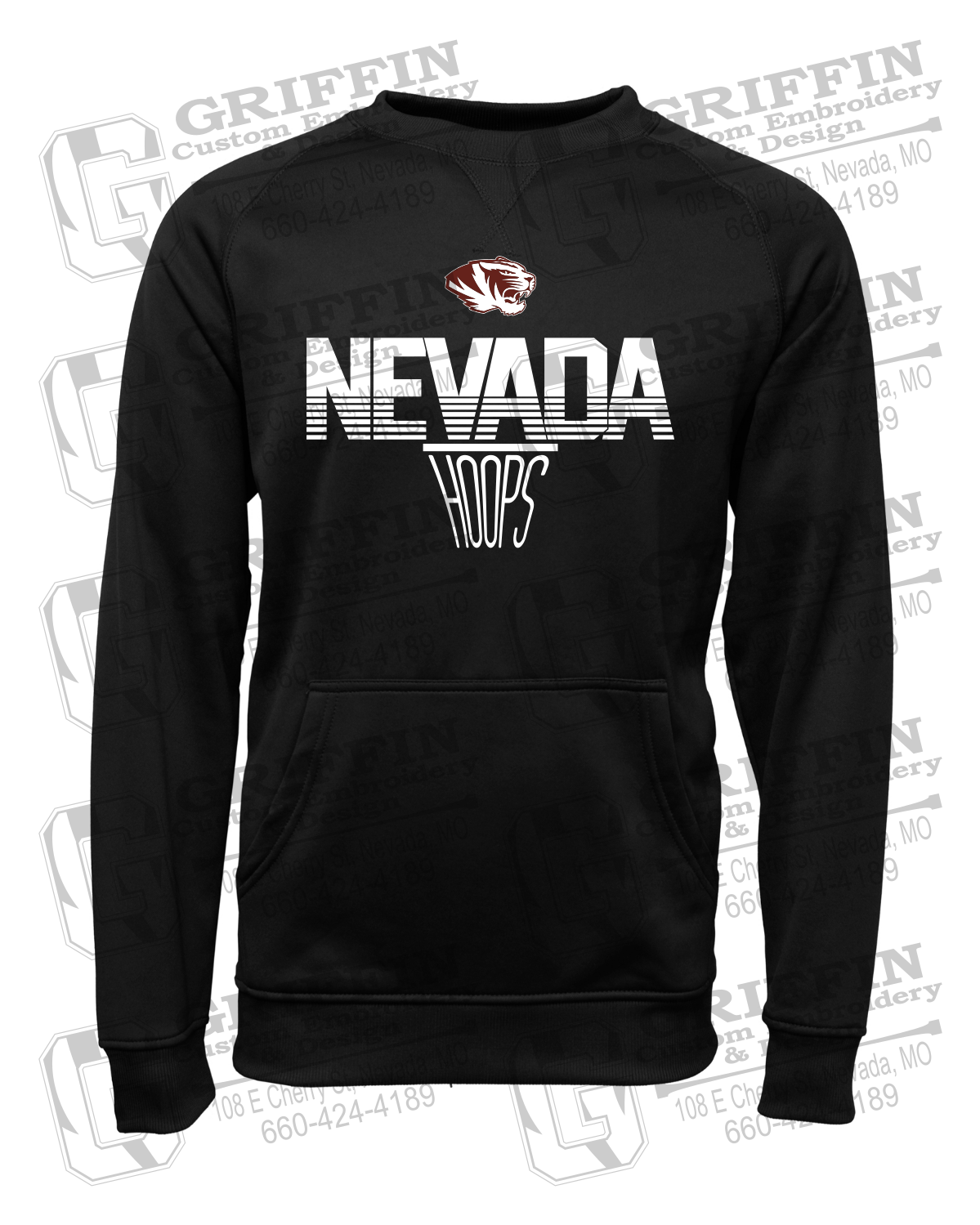 Performance Fleece Sweatshirt - Basketball - Nevada Tigers 24-N