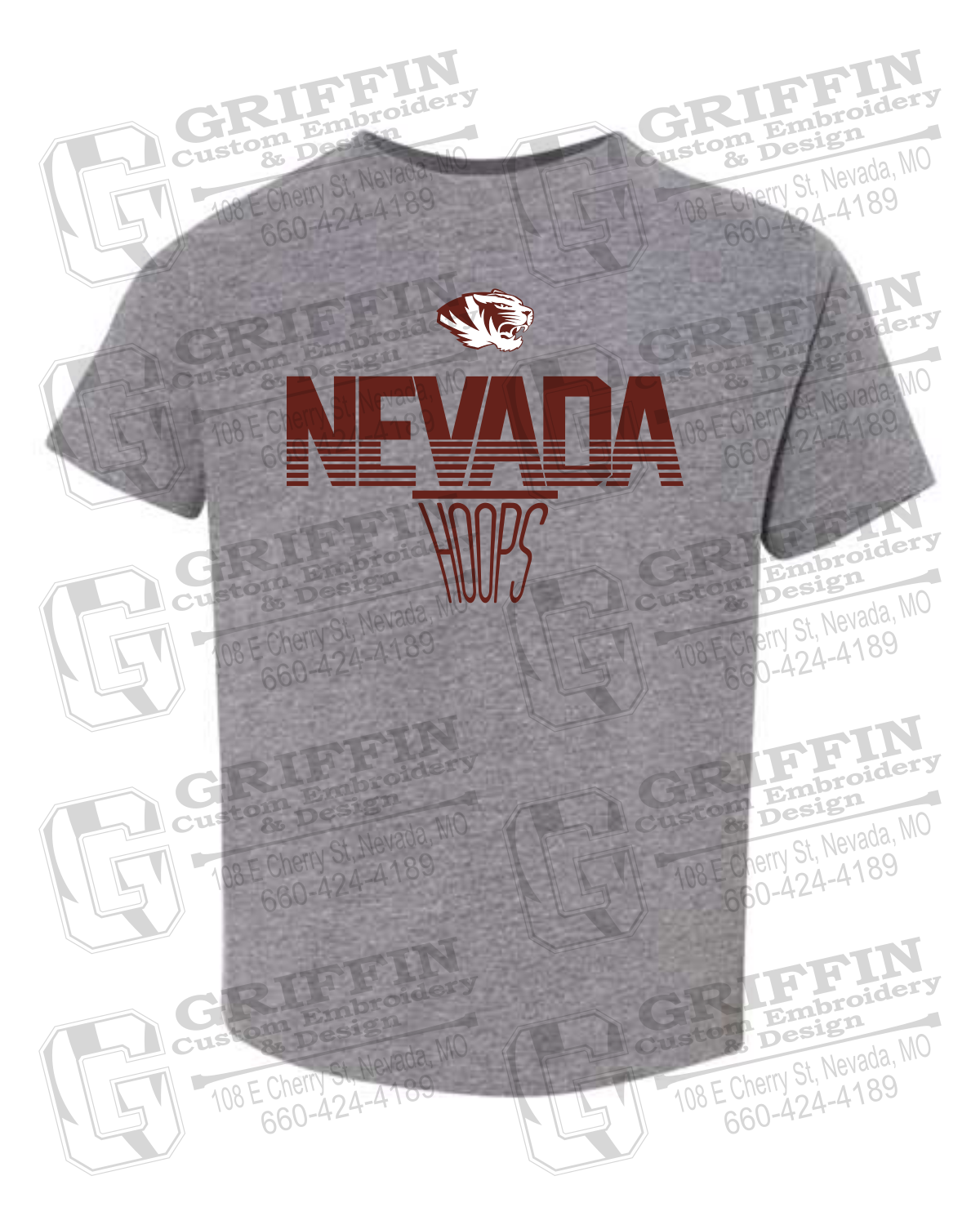 Toddler/Infant T-Shirt - Basketball - Nevada Tigers 24-N