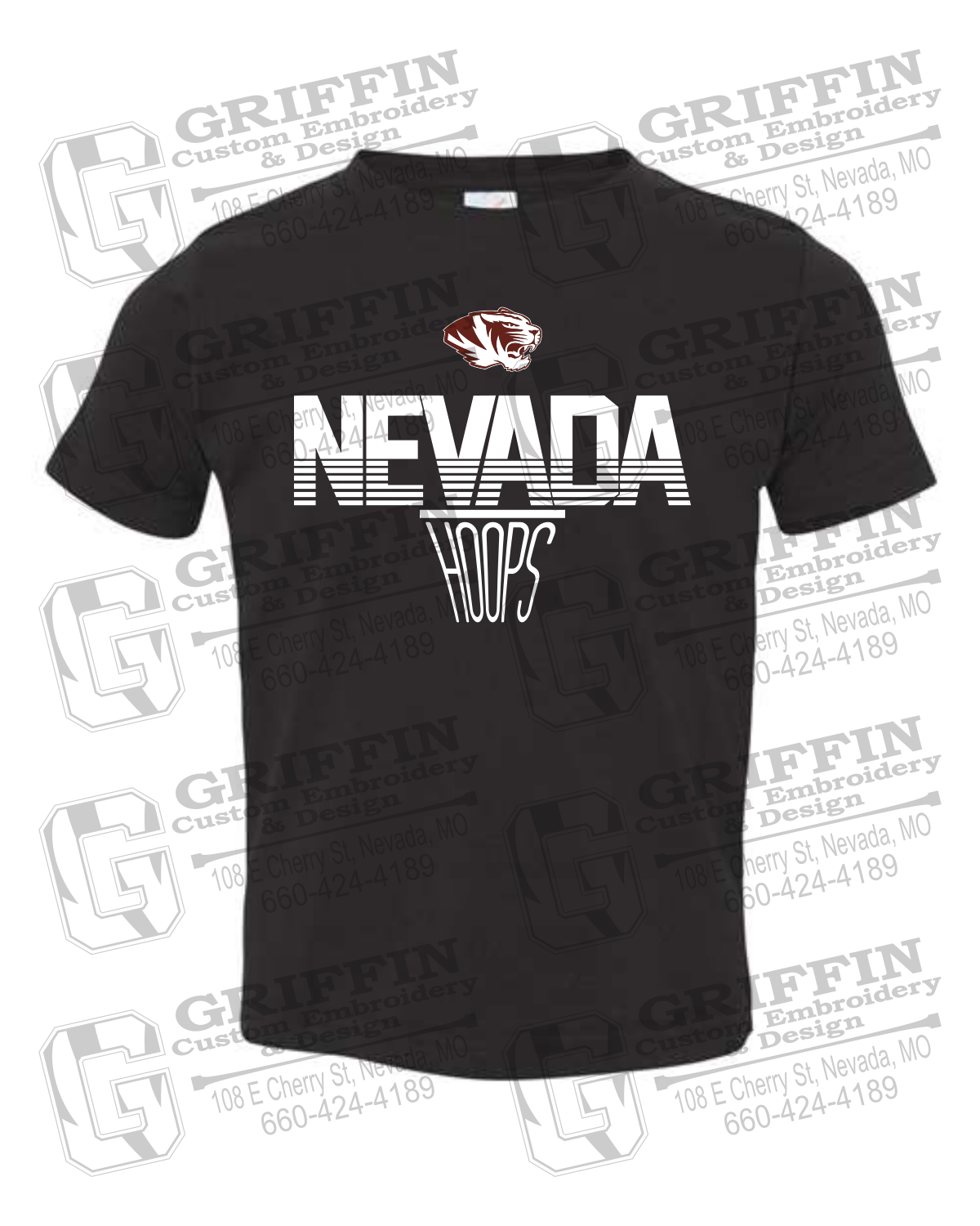 Toddler/Infant T-Shirt - Basketball - Nevada Tigers 24-N