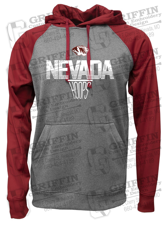 Performance Fleece Raglan Hoodie - Basketball - Nevada Tigers 24-N