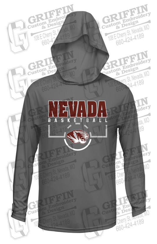 Dry-Fit T-Shirt Hoodie - Basketball - Nevada Tigers 24-P