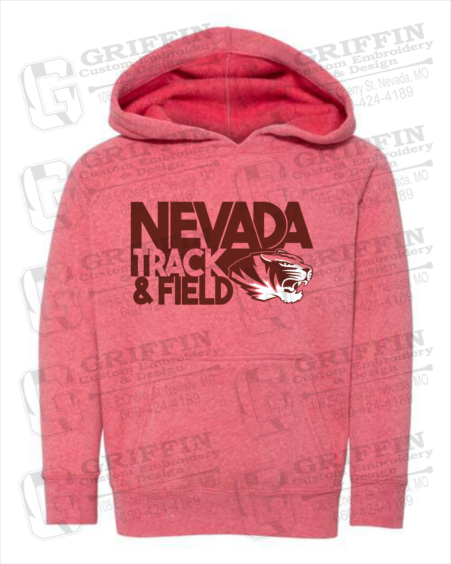 Nevada Tigers 24-Q Toddler Hoodie - Track & Field