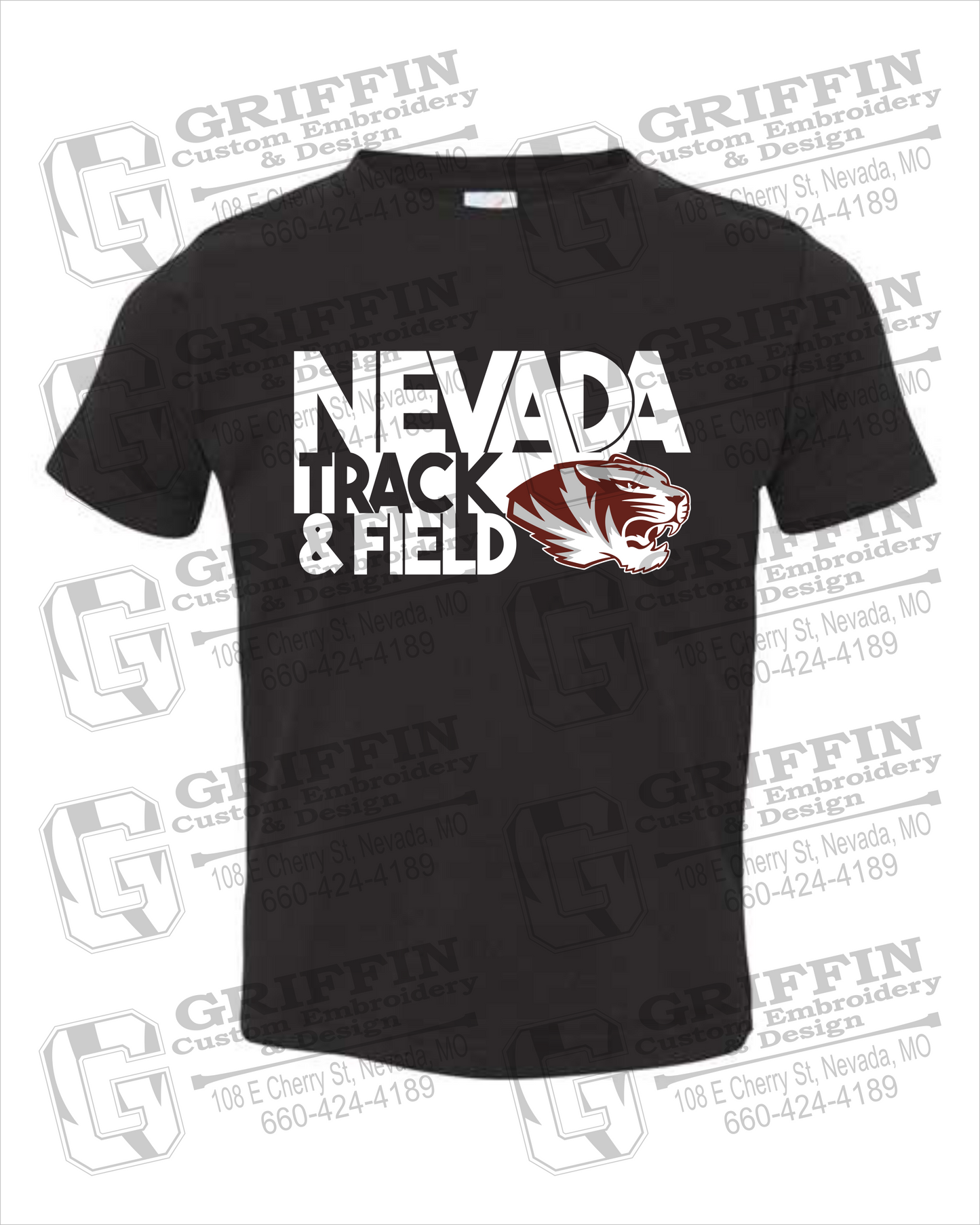 Nevada Tigers 24-Q Toddler/Infant T-Shirt - Track & Field