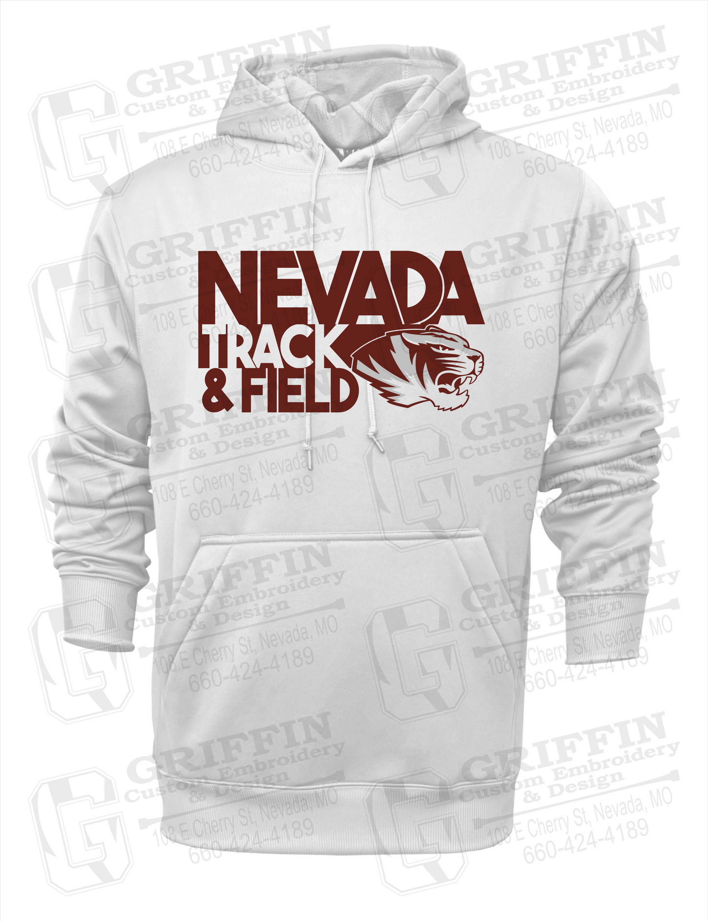 Nevada Tigers 24-Q Hoodie - Track & Field