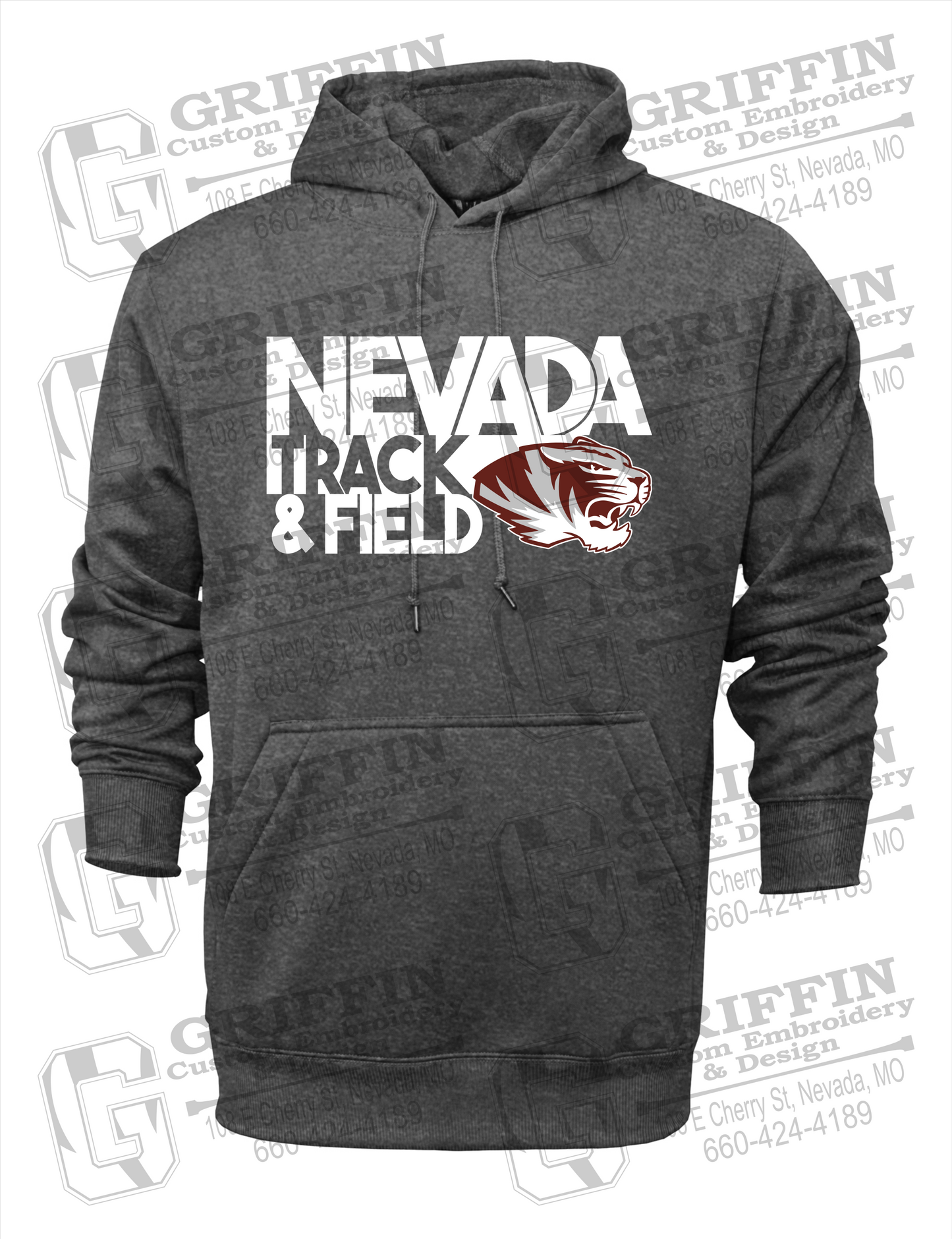 Nevada Tigers 24-Q Hoodie - Track & Field