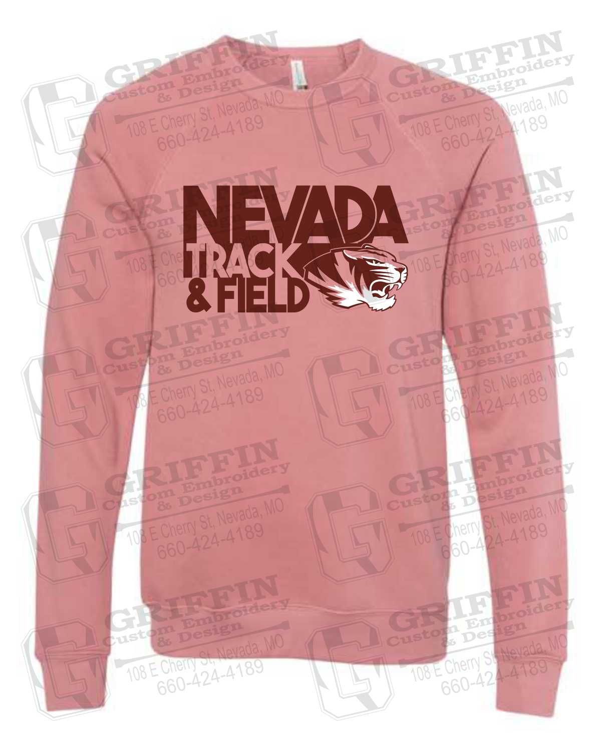 Sponge Fleece Sweatshirt - Track & Field - Nevada Tigers 24-Q