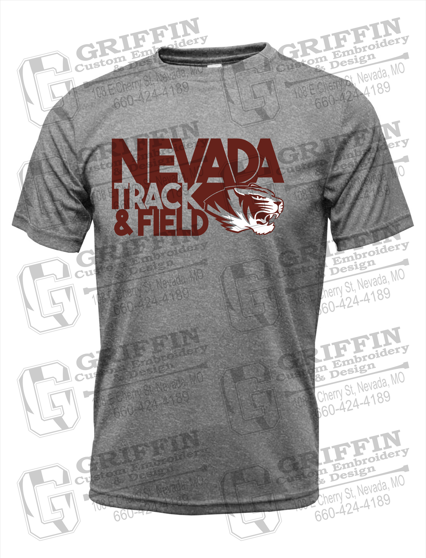 Nevada Tigers 24-Q Dry-Fit T-Shirt - Track & Field