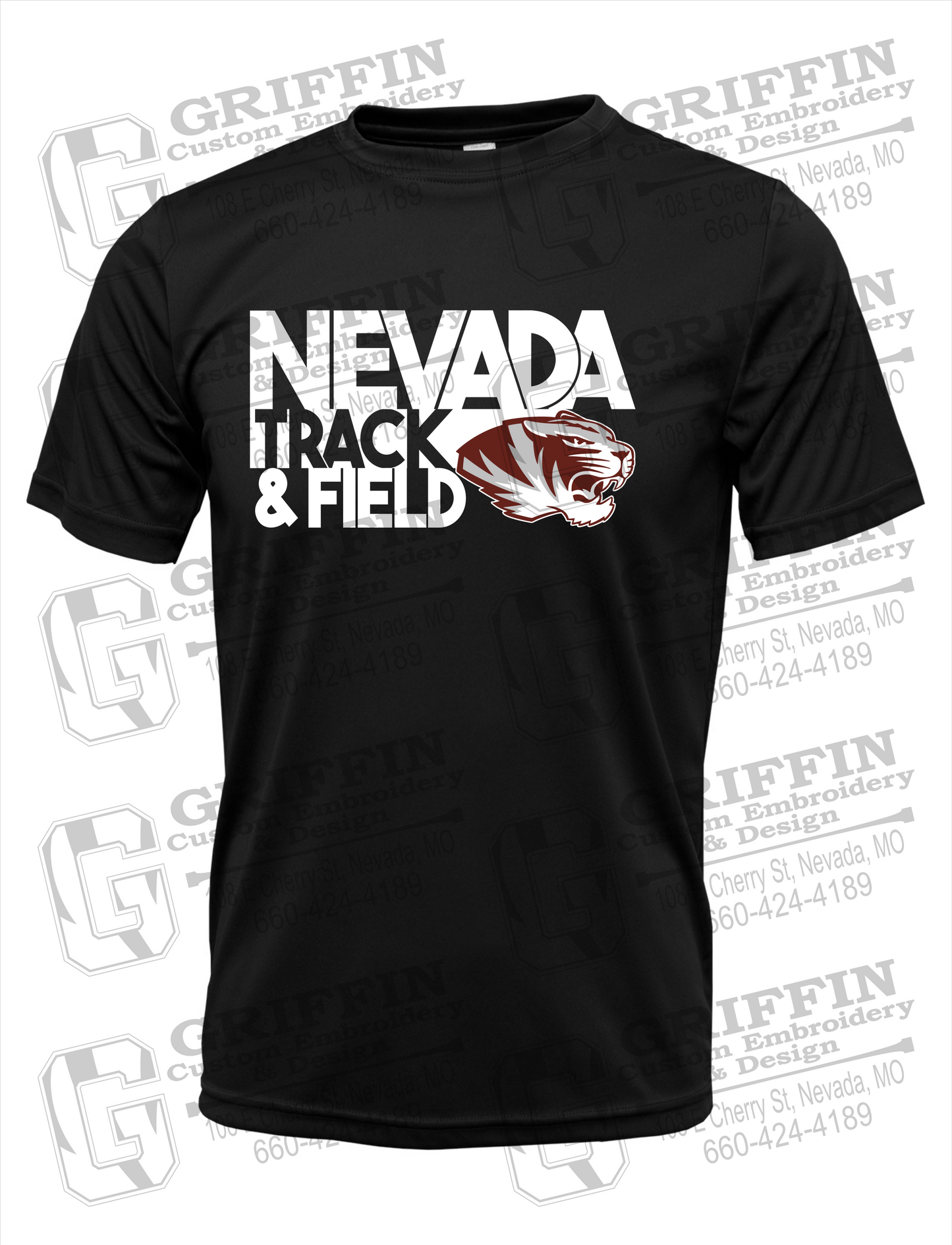 Nevada Tigers 24-Q Dry-Fit T-Shirt - Track & Field