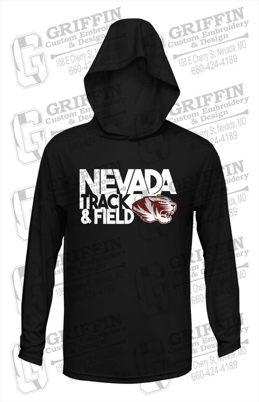 Dry-Fit T-Shirt Hoodie - Track & Field - Nevada Tigers 24-Q