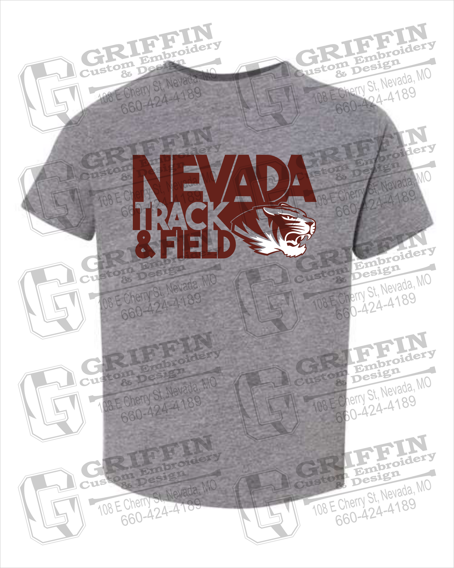 Nevada Tigers 24-Q Toddler/Infant T-Shirt - Track & Field