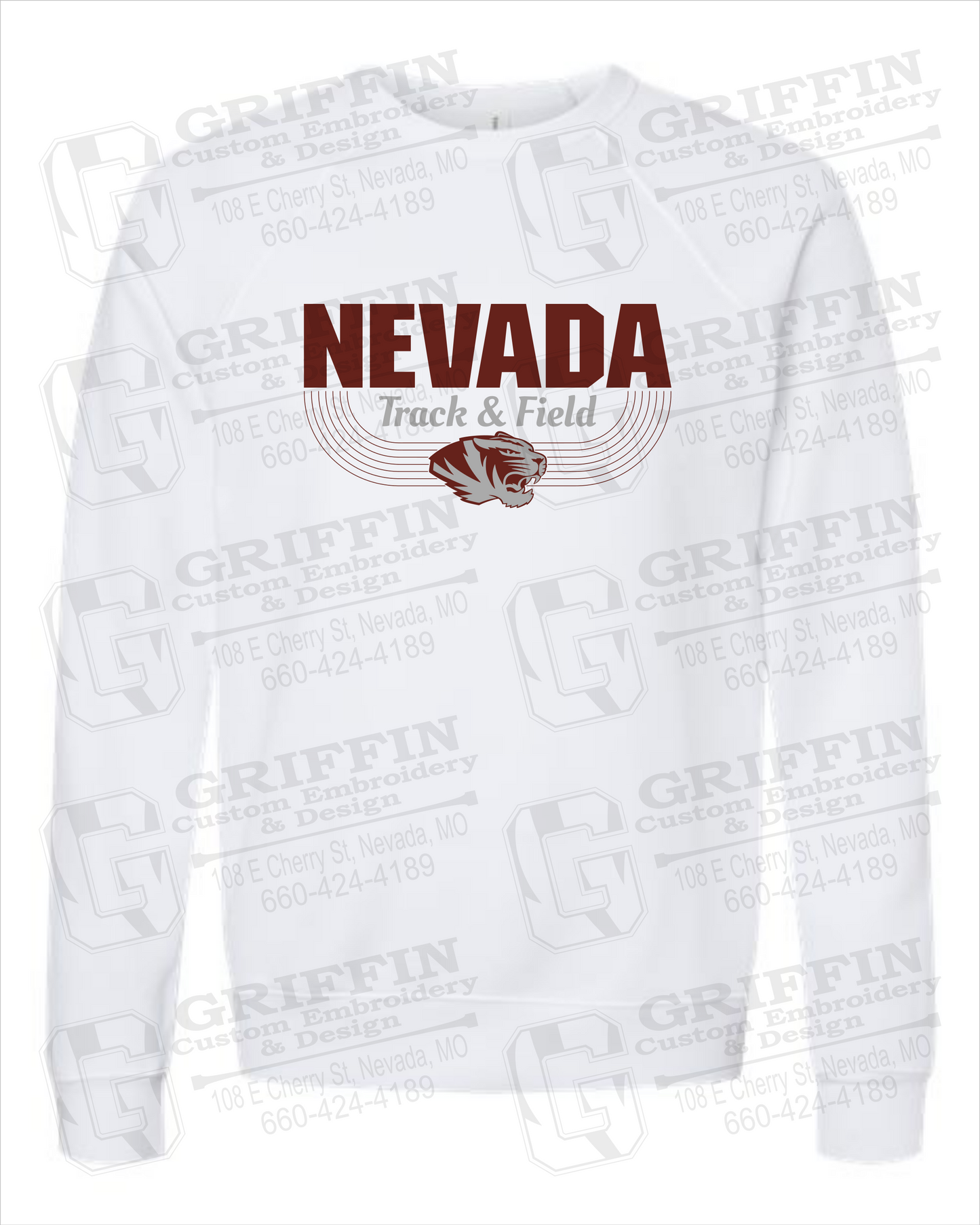 Nevada Tigers 24-R Sponge Fleece Sweatshirt - Track & Field