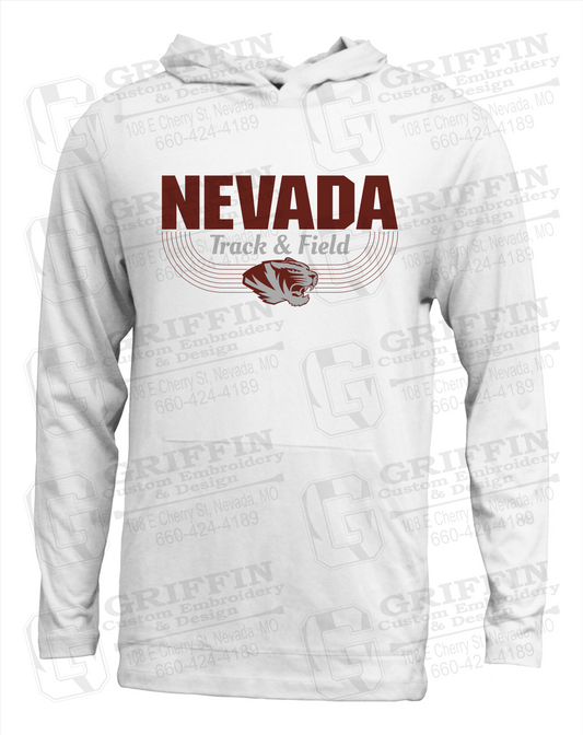 Soft-Tek T-Shirt Hoodie - Track & Field - Nevada Tigers 24-R