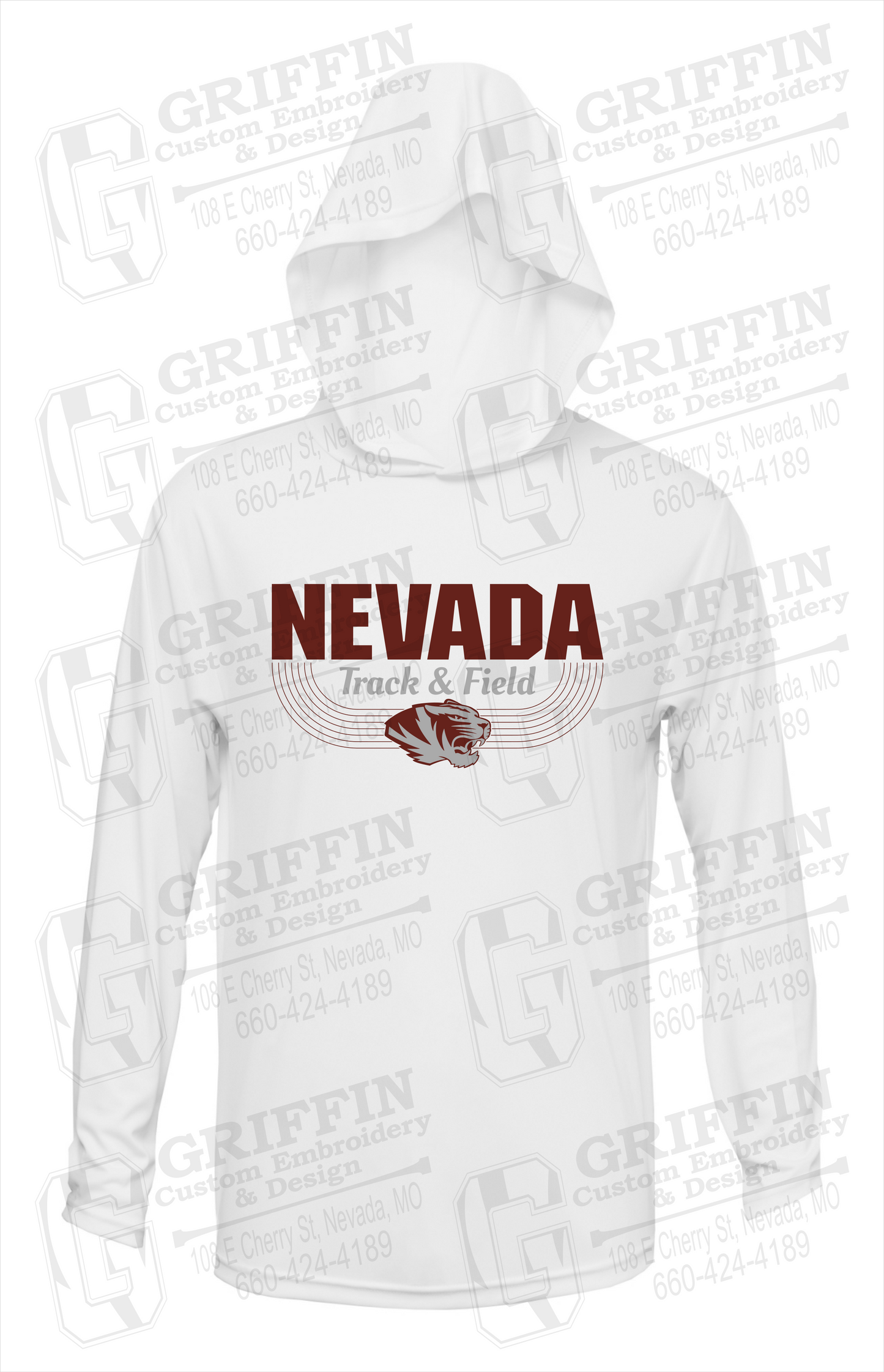 Dry-Fit T-Shirt Hoodie - Track & Field - Nevada Tigers 24-R