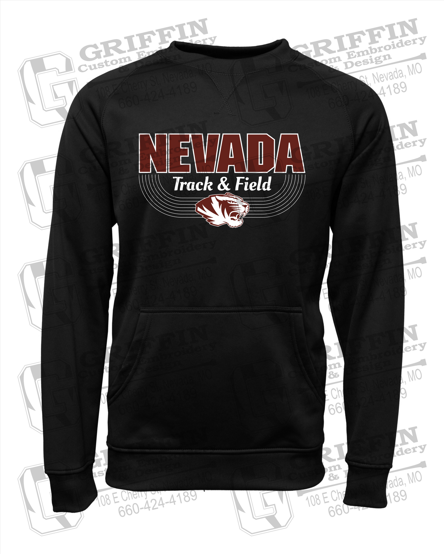 Nevada Tigers 24-R Youth Sweatshirt - Track & Field