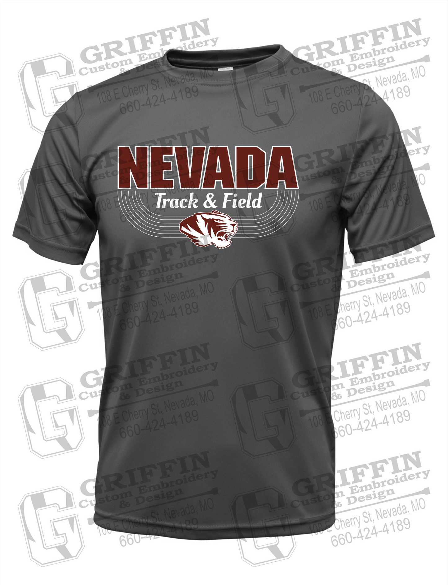 Nevada Tigers 24-R Dry-Fit T-Shirt - Track & Field