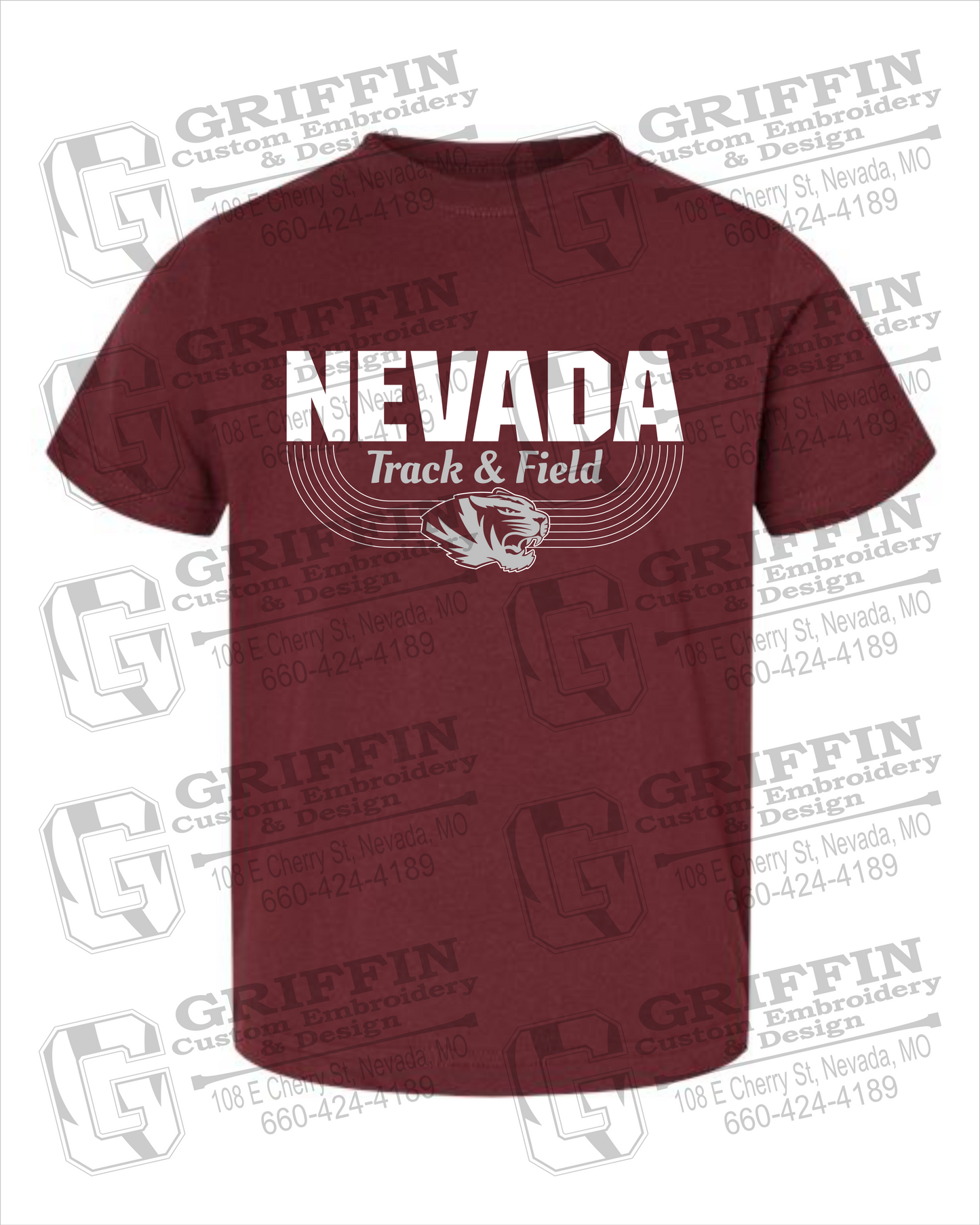 Nevada Tigers 24-R Toddler/Infant T-Shirt - Track & Field