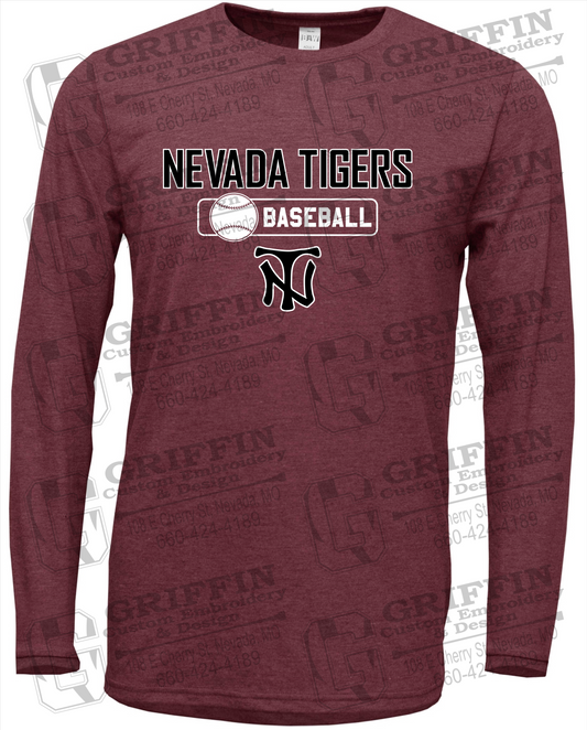 Nevada Tigers 24-S Long Sleeve T-Shirt - Baseball