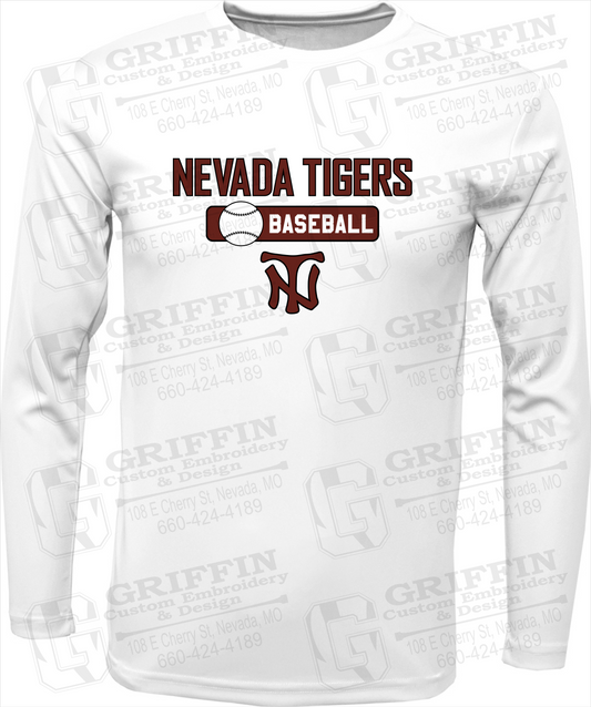 Toddler Dry-Fit Long Sleeve T-Shirt - Baseball - Nevada Tigers 24-S