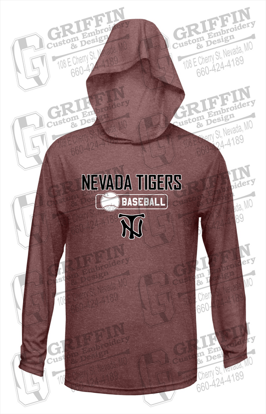 Dry-Fit T-Shirt Hoodie - Baseball - Nevada Tigers 24-S