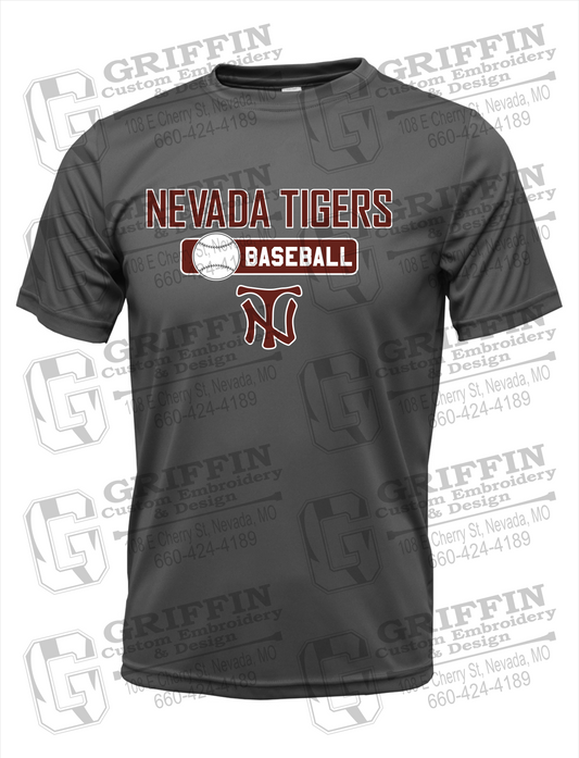 Dry-Fit Short Sleeve T-Shirt - Baseball - Nevada Tigers 24-S