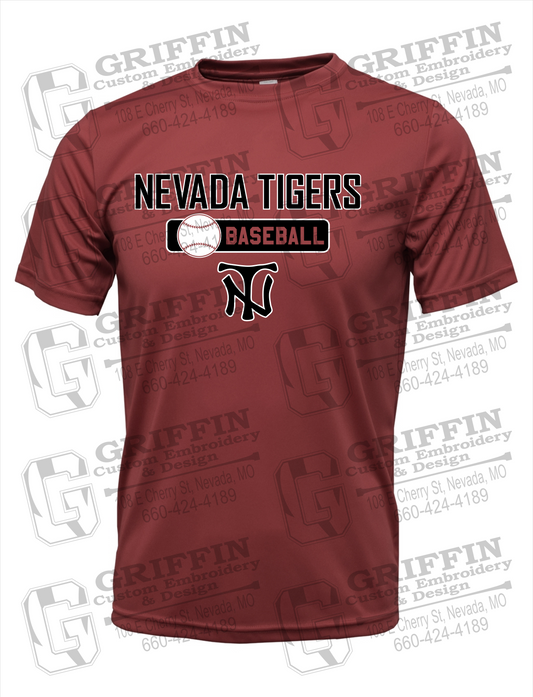 Nevada Tigers 24-S Youth Dry-Fit T-Shirt - Baseball