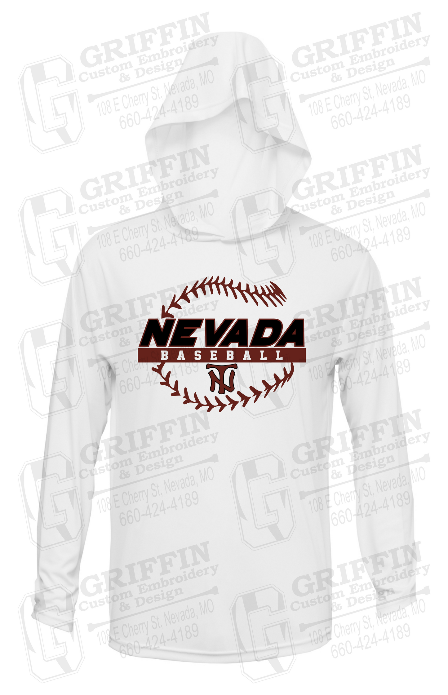 Dry-Fit T-Shirt Hoodie - Baseball - Nevada Tigers 24-T