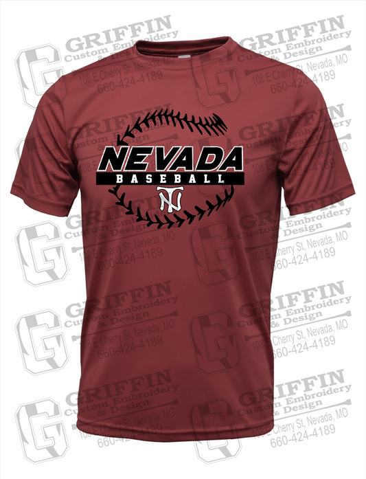 Dry-Fit Short Sleeve T-Shirt - Baseball - Nevada Tigers 24-T