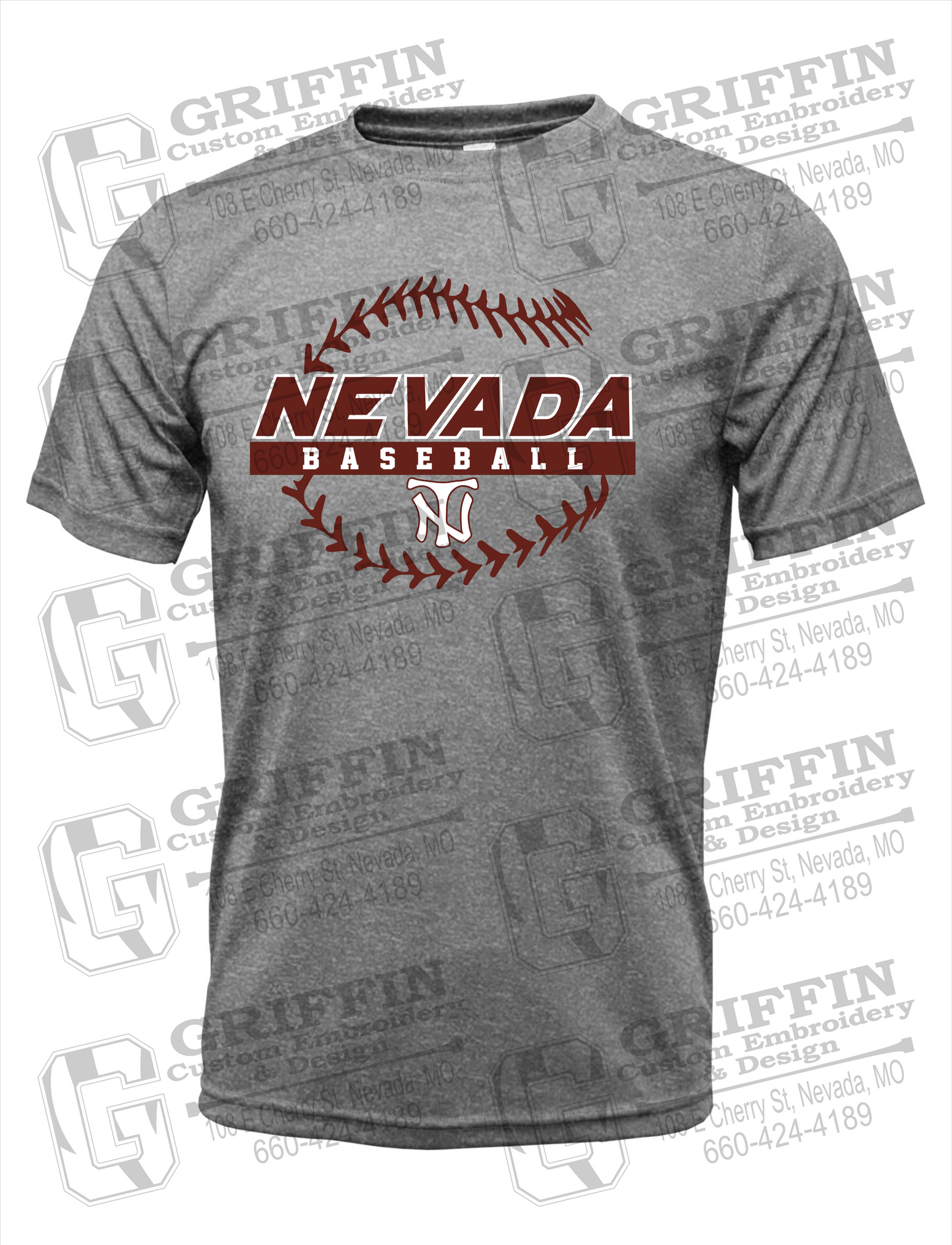 Nevada Tigers 24-T Dry-Fit T-Shirt - Baseball