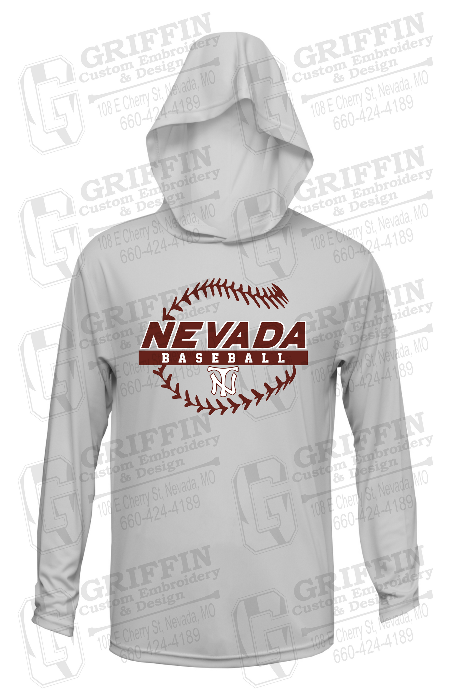 Dry-Fit T-Shirt Hoodie - Baseball - Nevada Tigers 24-T