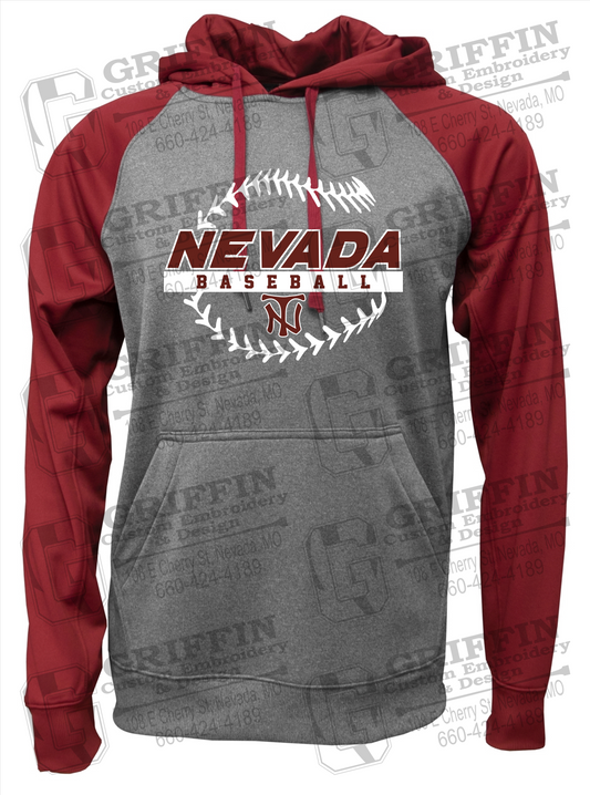 Nevada Tigers 24-T Youth Raglan Hoodie - Baseball