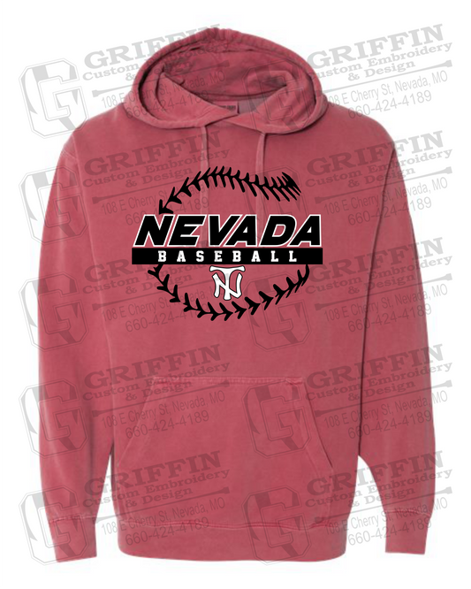 Comfort Colors Hoodie - Baseball - Nevada Tigers 24-T
