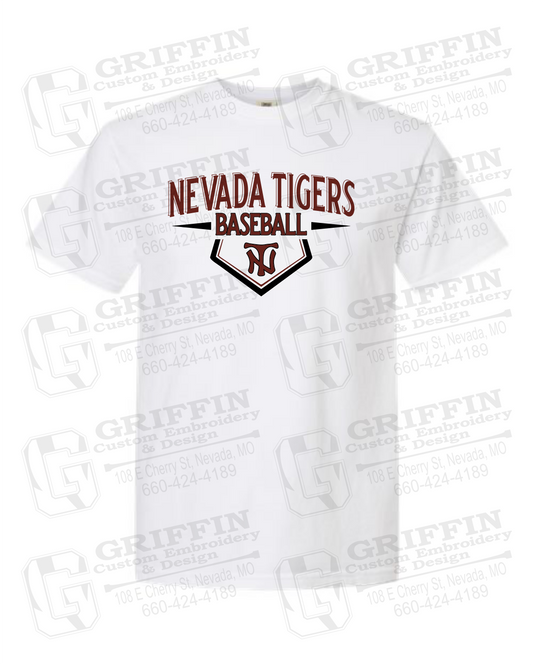 Comfort Colors Short Sleeve T-Shirt - Baseball - Nevada Tigers 24-W