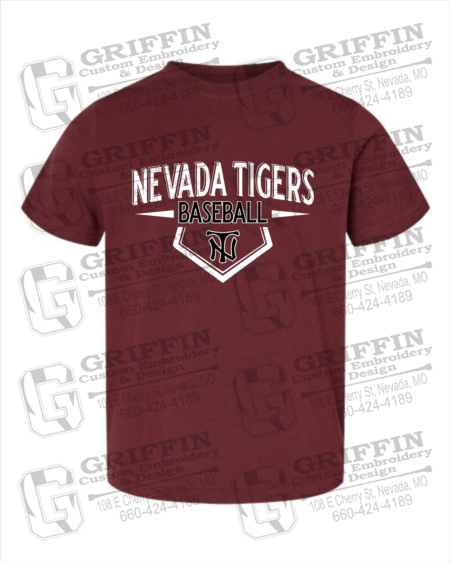 Nevada Tigers 24-W Toddler/Infant T-Shirt - Baseball