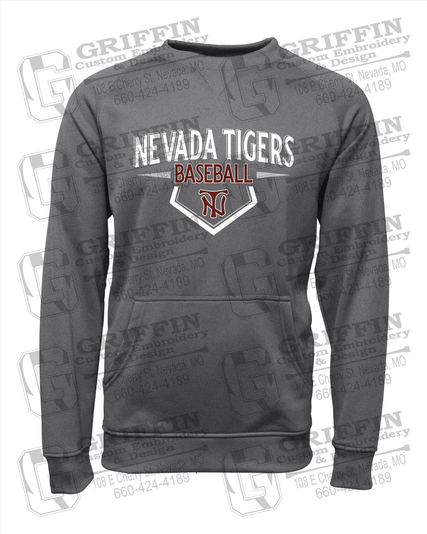 Nevada Tigers 24-W Sweatshirt - Baseball