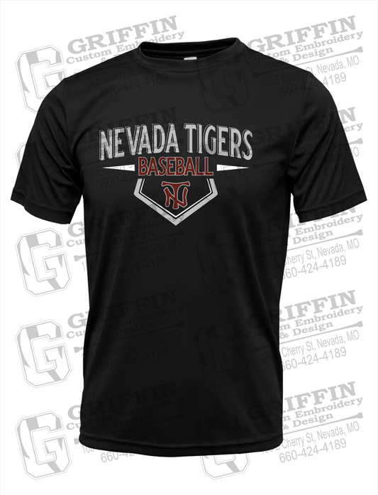 Dry-Fit Short Sleeve T-Shirt - Baseball - Nevada Tigers 24-W