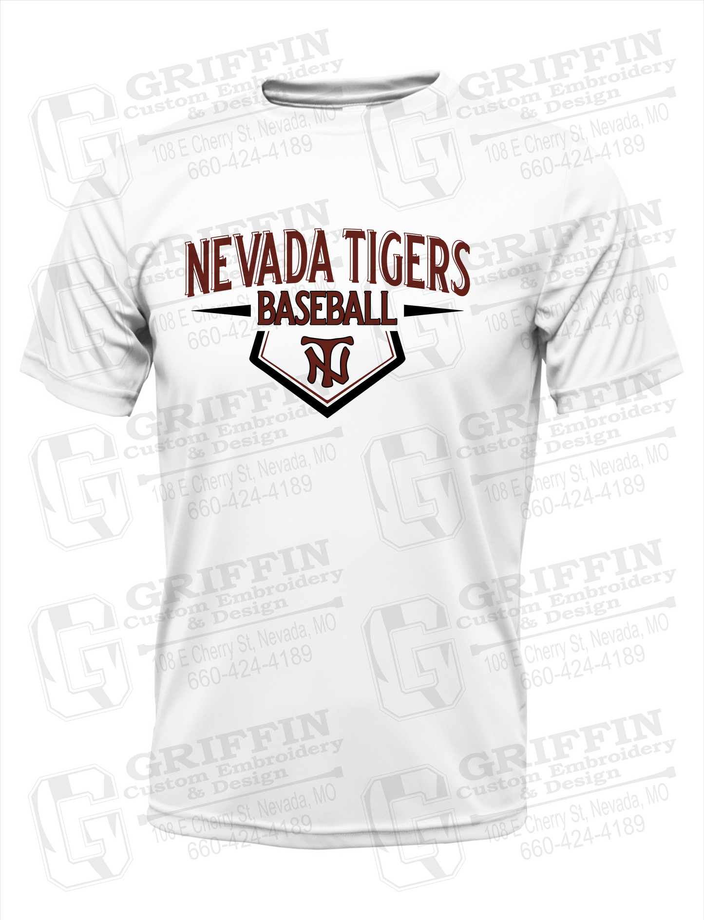 Nevada Tigers 24-W Dry-Fit T-Shirt - Baseball