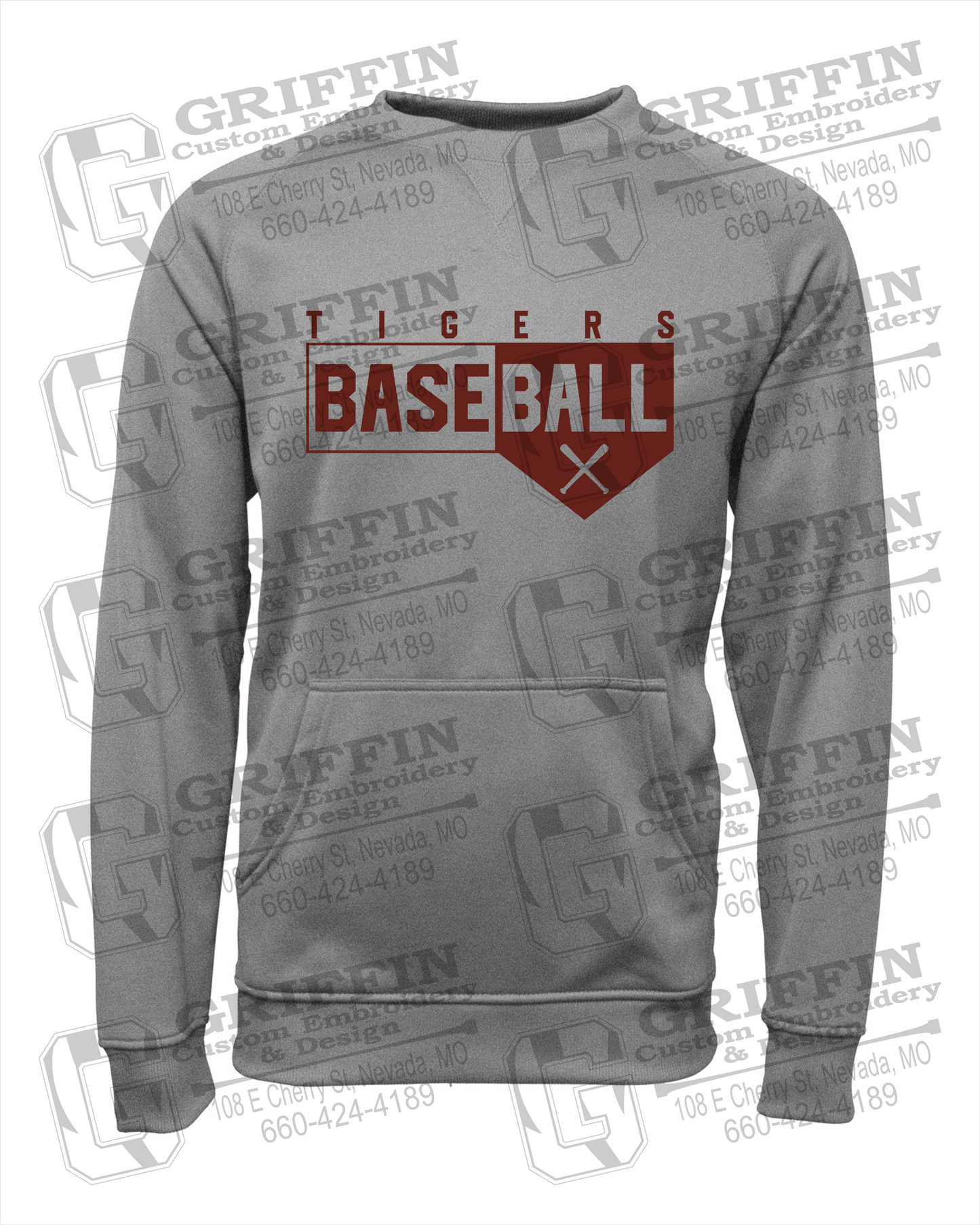 Nevada Tigers 24-X Sweatshirt - Baseball