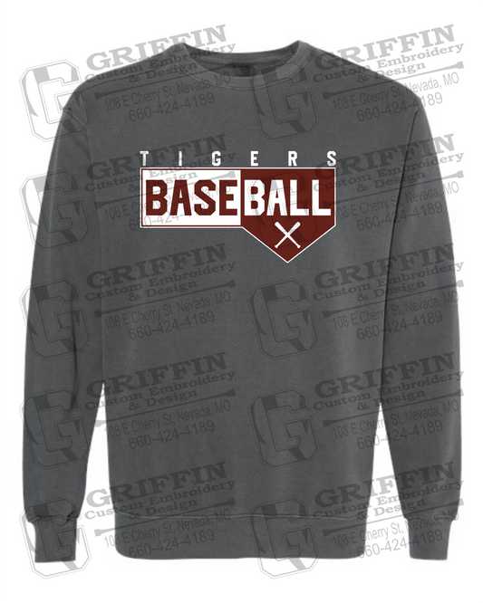 Comfort Colors Crewneck Sweatshirt - Baseball - Nevada Tigers 24-X