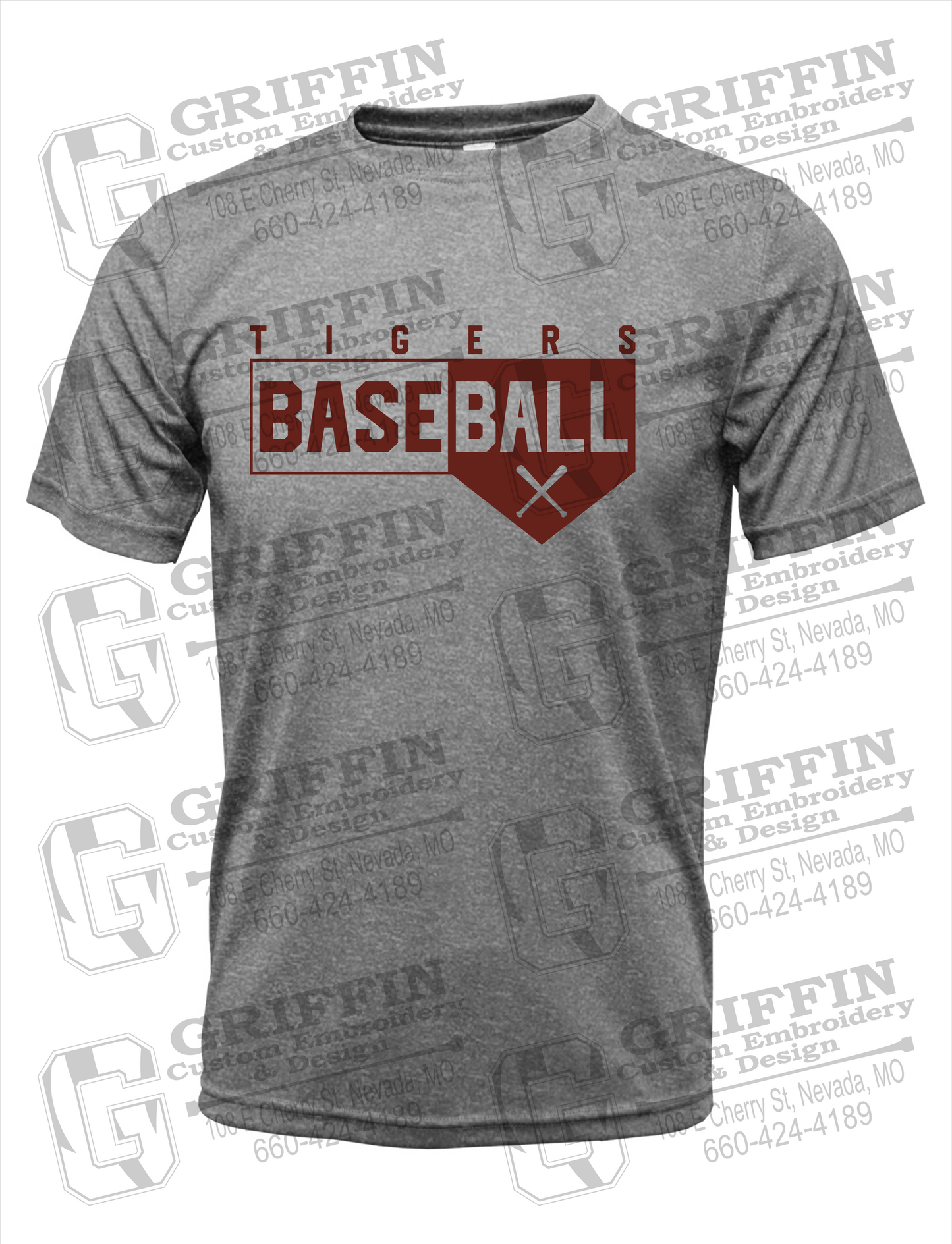 Nevada Tigers 24-X Dry-Fit T-Shirt - Baseball